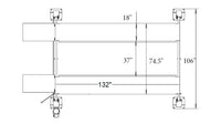 Triumph NSS-8 Classic 8,000 LB 4 Post Car Lift (Shorter Length)