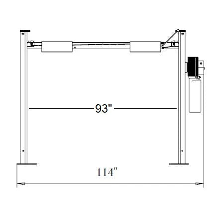 Triumph NSS-8 Classic 8,000 LB 4 Post Car Lift (Shorter Length)